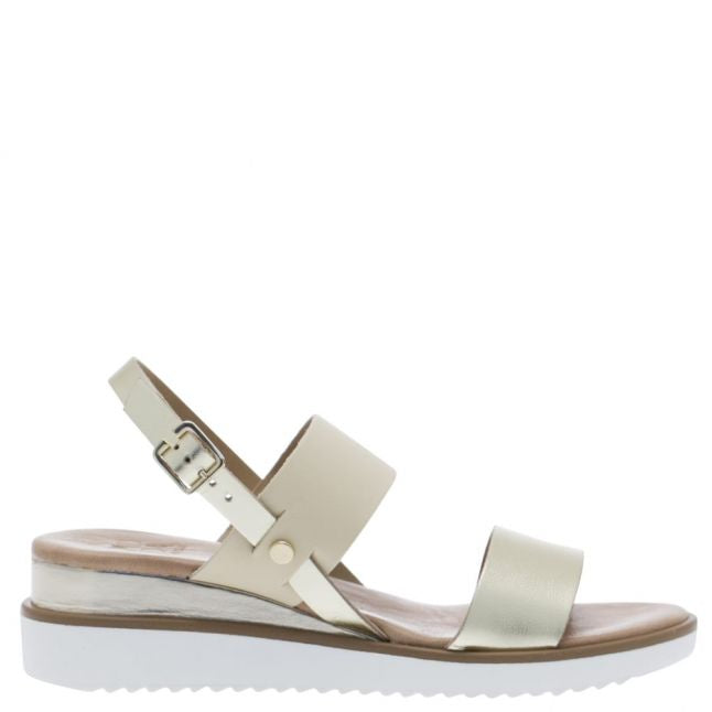 Womens Gold Navas Sandals