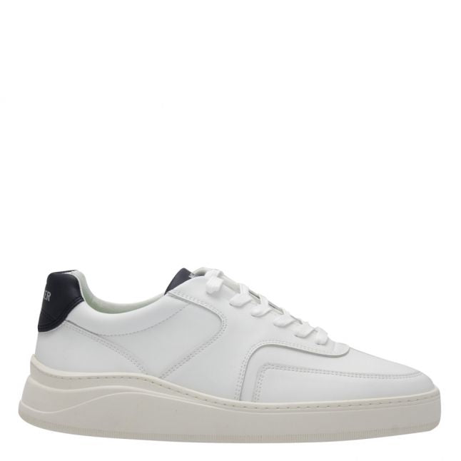 Mens White/Navy Lowtop 4.0 Vegan Trainers