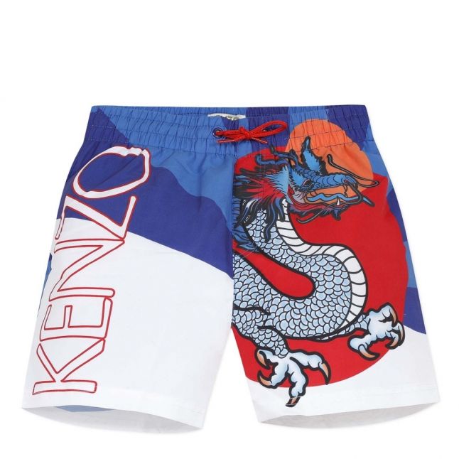 Boys King Blue Jeanjass Dragon Swim Shorts