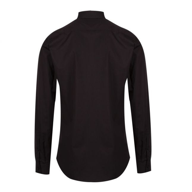 Mens Black Logomania L/s Shirt