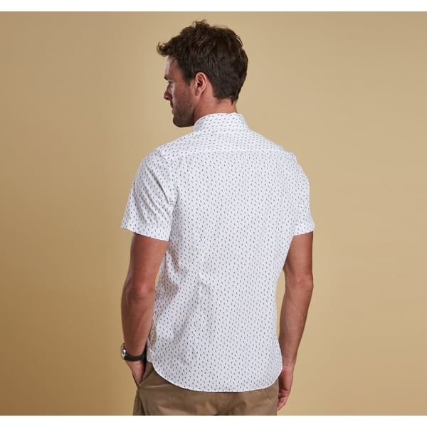 Lifestyle Mens White Sail S/s Shirt