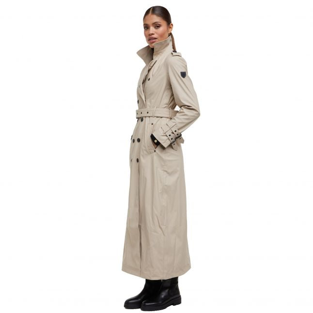 Womens	Stone Kendall Waterproof Trench Coat