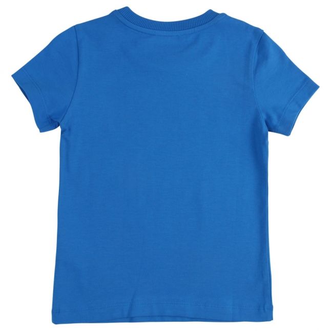 Boys French Blue Raised Logo S/s T Shirt