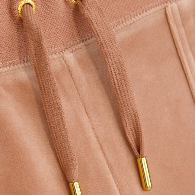 Womens Café au Lait Del Ray Gold Pocket Pants