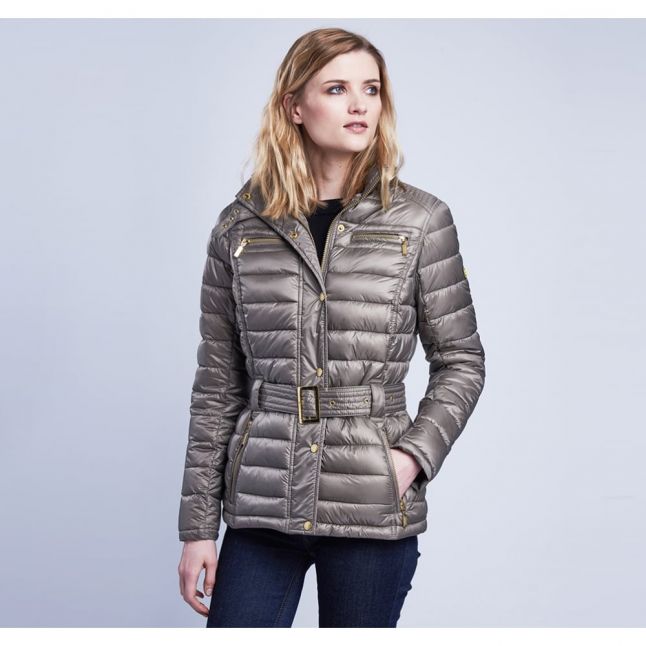 Womens Taupe Cadwell Quilted Jacket