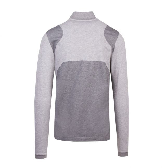 Athleisure Mens Grey Piraq Light 1/2 Zip Sweat Top