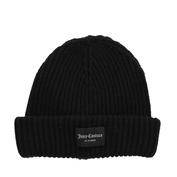 Womens Black Malin Chunky Knit Beanie