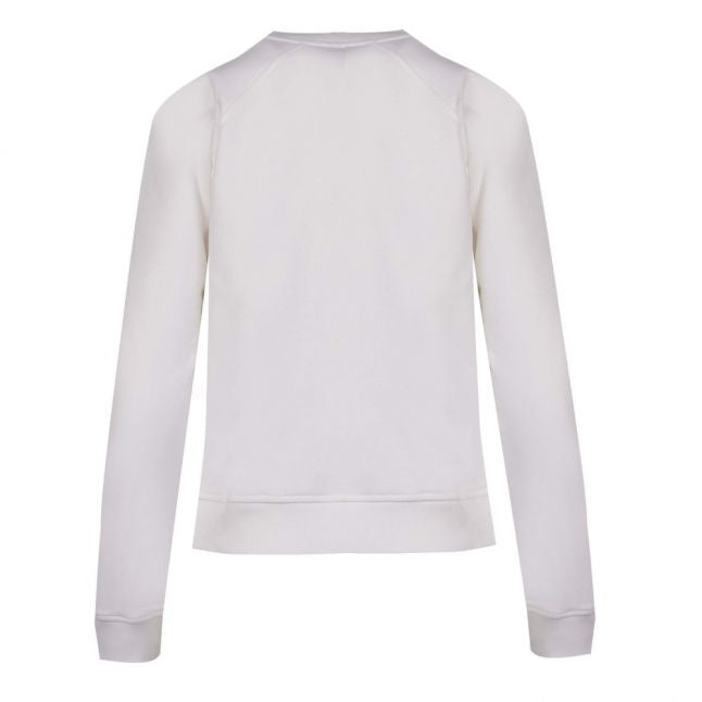 Casual Womens White Teleanor Emb. Sweat Top