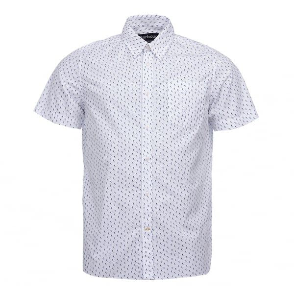 Lifestyle Mens White Sail S/s Shirt