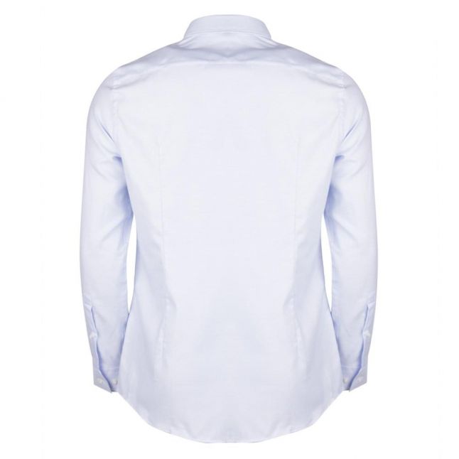 Mens Light Blue Kenno Slim Fit L/s Shirt