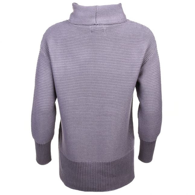 Womens Storm Grey Hoppe Knitted Jumper