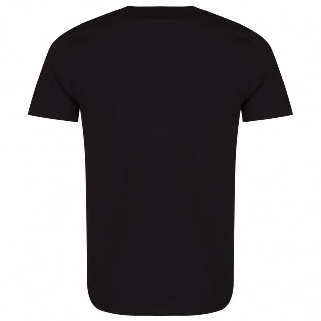 Mens Black Grafitti Logo Slim S/s T Shirt