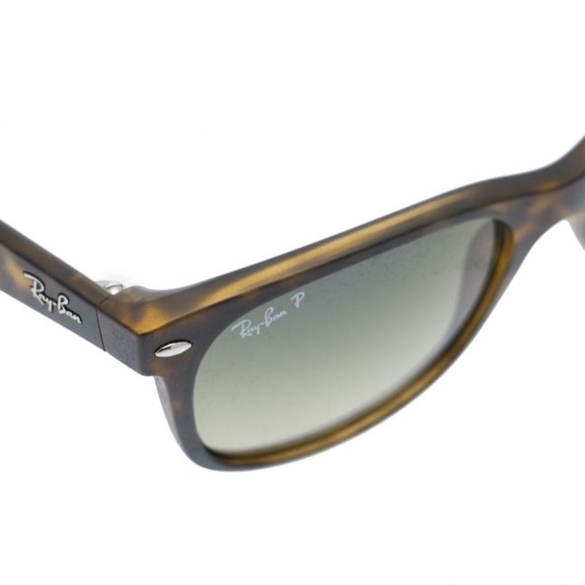 Mens Matte Havana & Blue RB2132 New Wayfarer Sunglasses