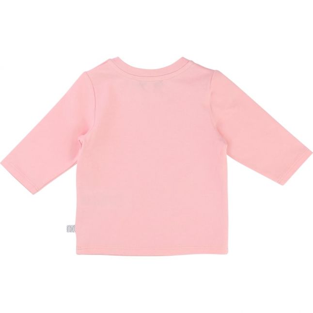 Baby Pink Logo L/s T Shirt