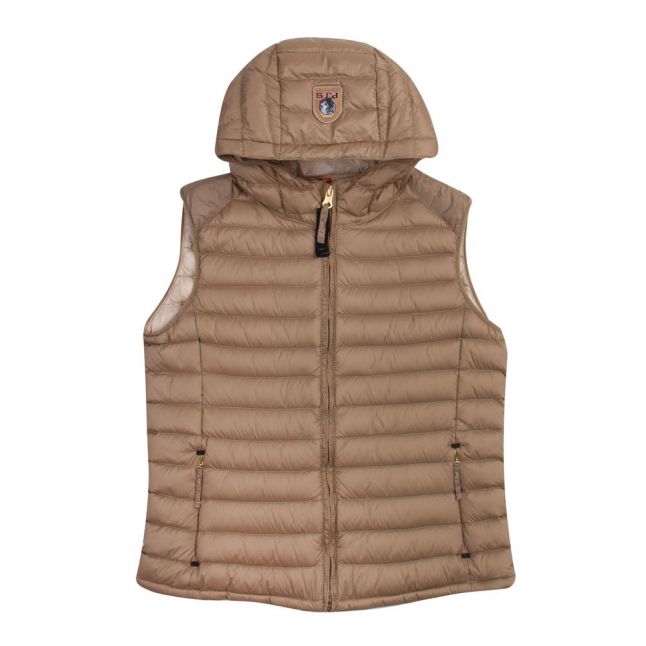 Girls Cappuccino Hope Lightweight Hooded Gilet