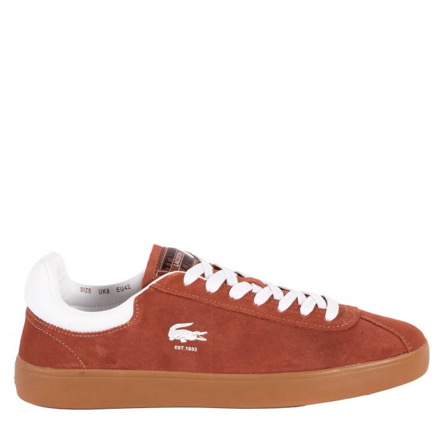 Mens Brown/Gum Baseshot Suede Trainers