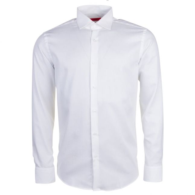 Mens Open White C-Gordon Reg L/s Shirt