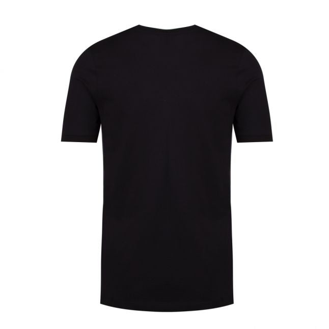 Mens Black Tri Colour Logo Custom Fit S/s T Shirt