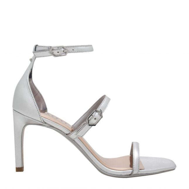 Womens Silver Triam Triple Strap Sandals