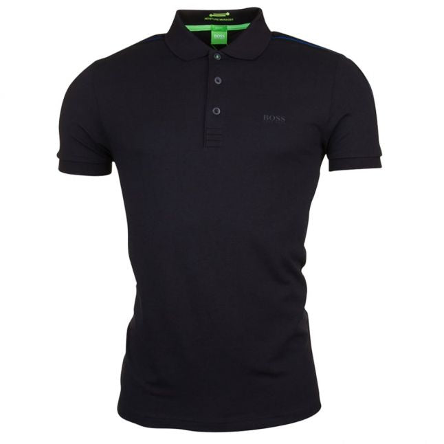 Mens Black Paule S/s Polo Shirt