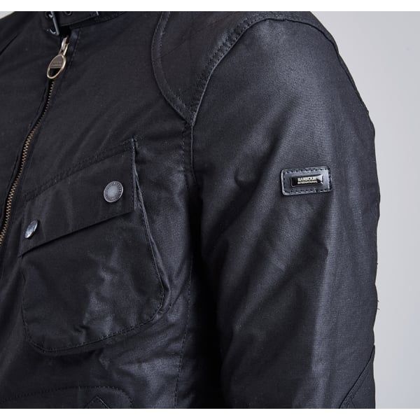 Mens Black Legion Waxed Jacket