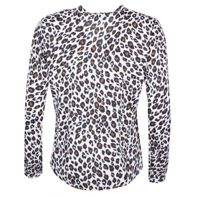 Womens Cloud Dancer Tiana Animal Blouse