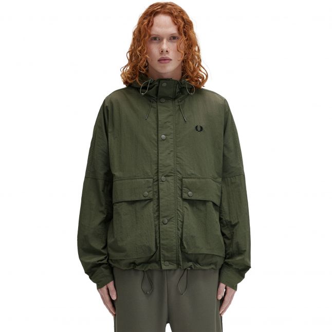 Mens Laurel Green Short Snorkel Parka