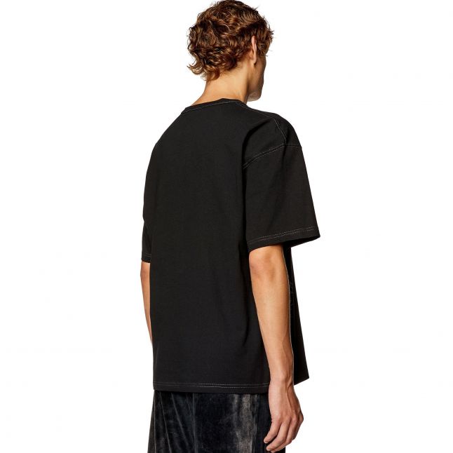 Mens Black T-Boxt-Back S/s T Shirt