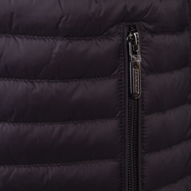 Mens Black Padded Down Gilet