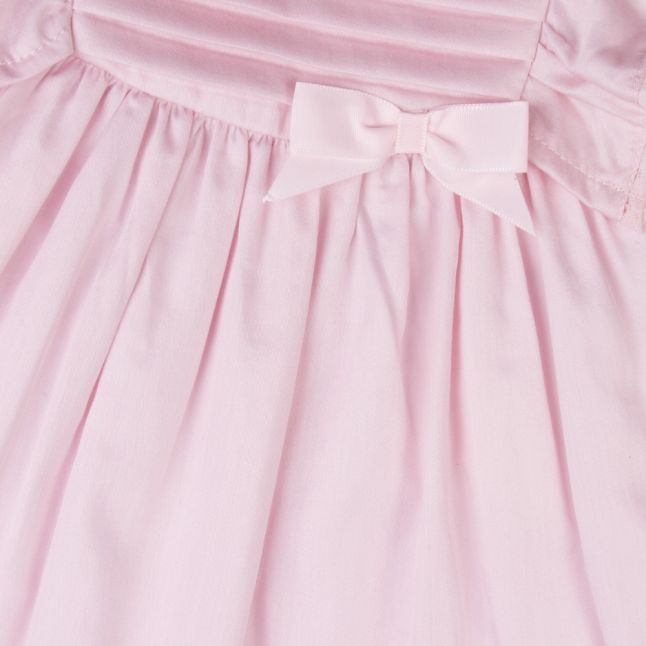 Baby Rose Pleated Bow Dress