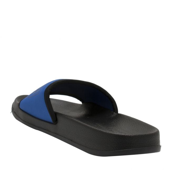 Womens Duke Blue Soft Logo Slides