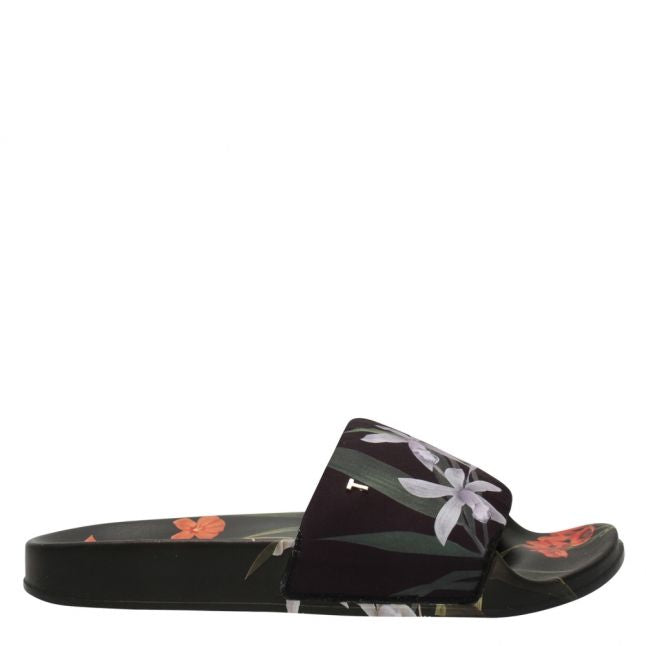 Womens Black Avelinh Highland Slides