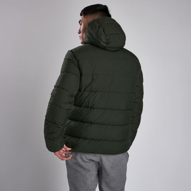 Mens Sage Court Hooded Quilted Jacket