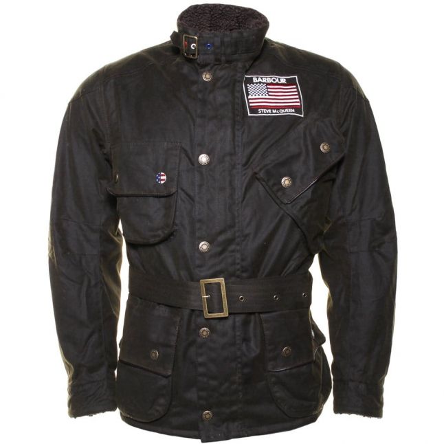 Steve McQueen™ Collection Mens Olive Escape Waxed Jacket