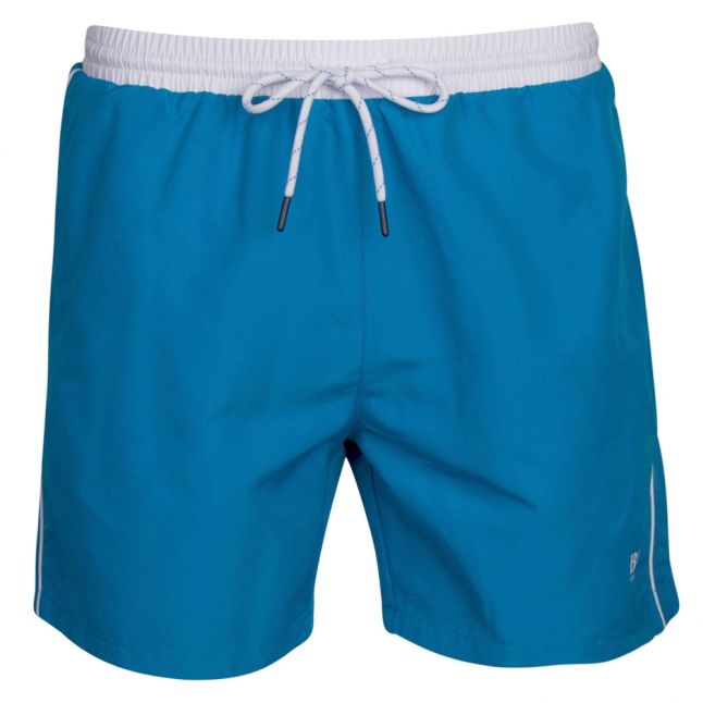 Mens Turquoise Starfish II Small Logo Swim Shorts