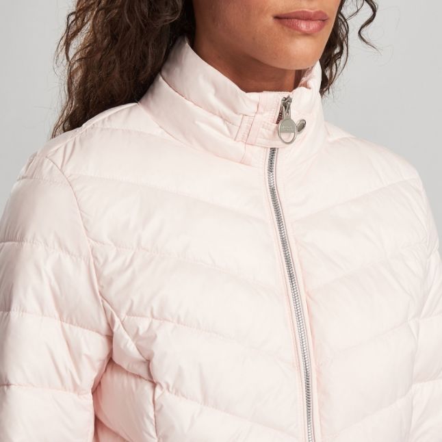 Womens Cameo Pink Aubern Quilted Jacket