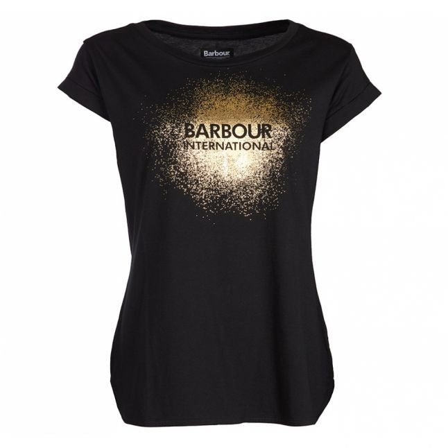 Womens Black Turbo S/s T Shirt