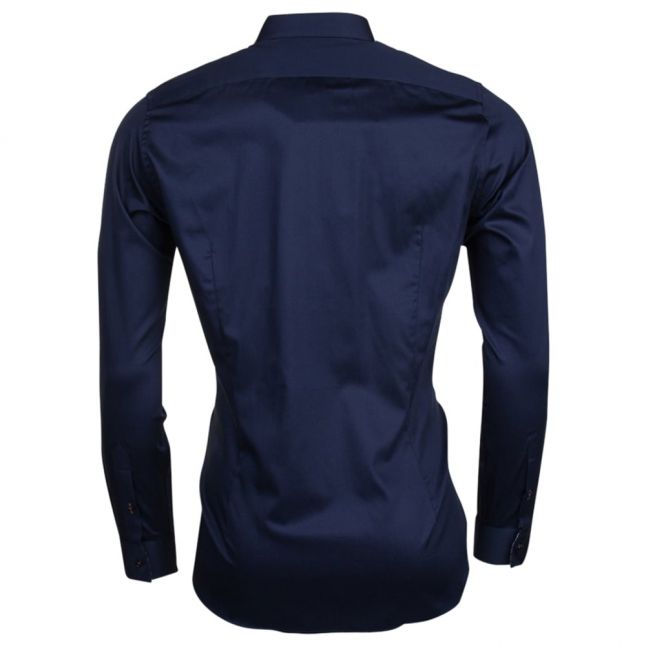 Mens Navy Marsay Slim Fit L/s Shirt