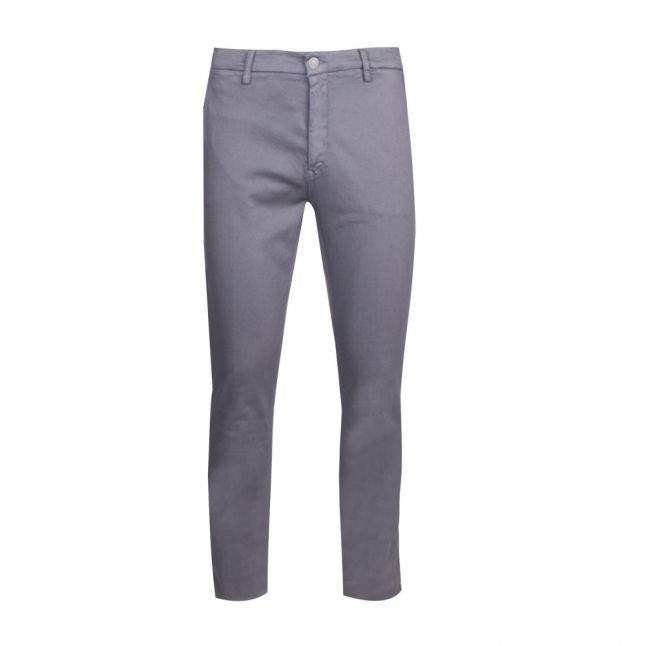 Mens Grey Zeumar Hyperflex Slim Fit Chinos