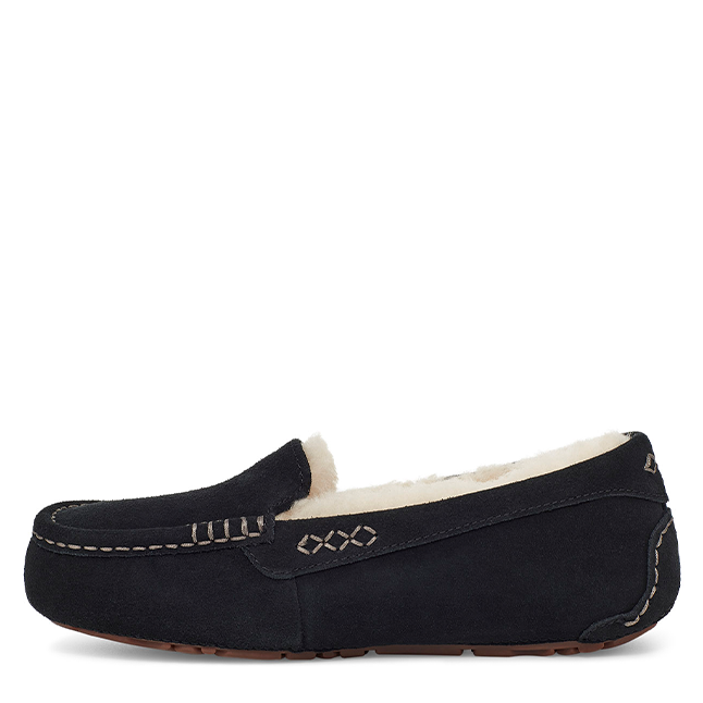 Womens Black UGG® Slippers Ansley