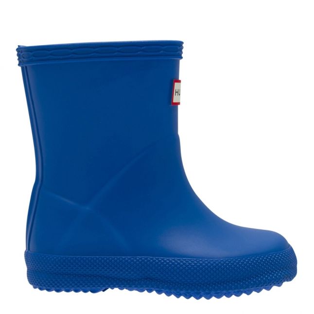 Boys Bucket Blue First Classic Wellington Boots (4-8)