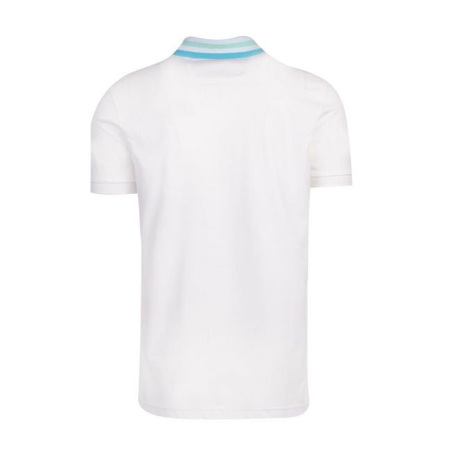 Athleisure Mens White Paddy 1 Collar S/s Polo Shirt