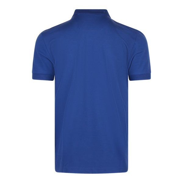 Mens Bright Blue Paule Slim S/s Polo