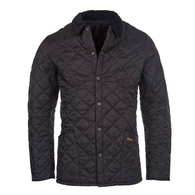 Mens Barbour Black Heritage Liddesdale Quilted Jacket