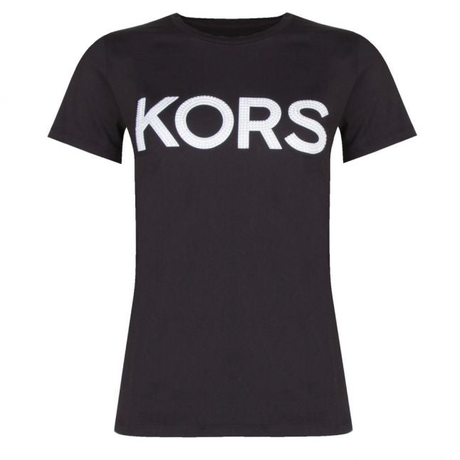 Womens Black/Silver Graphic S/s T Shirt