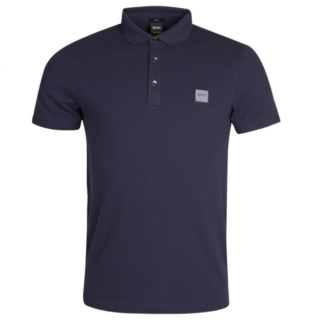 Casual Mens Dark Blue Passenger S/s Polo Shirt