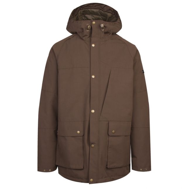 Mens Dark Olive Ridge Waterproof Breathable Coat