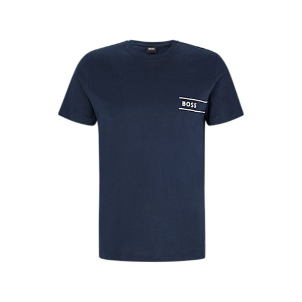 Mens Dark Blue Logo S/s Tee