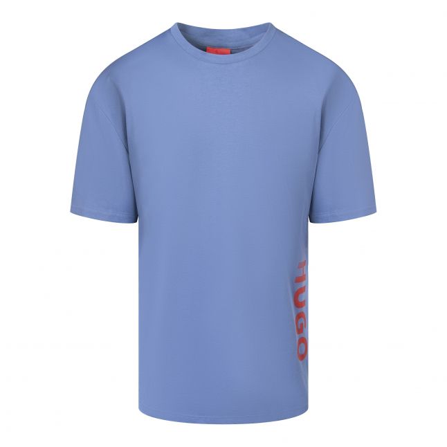 Mens Medium Blue Relaxed Fit S/s T Shirt