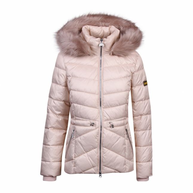 Womens Oyster Island Hooded Quilted Jacket